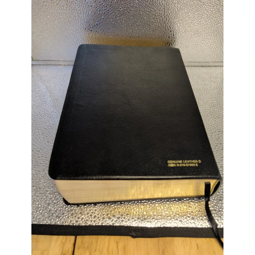 Classic 1984 NIV Life Application Study Bible GENUINE LEATHER Red Letter USA